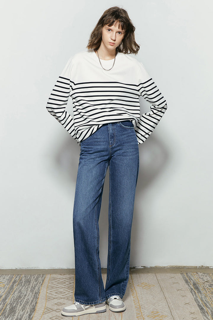 Hey Joanie Coney Island Whitefish High Rise Wide Jeans