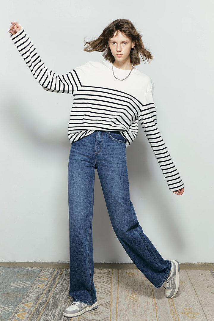 Hey Joanie Coney Island Whitefish High Rise Wide Jeans
