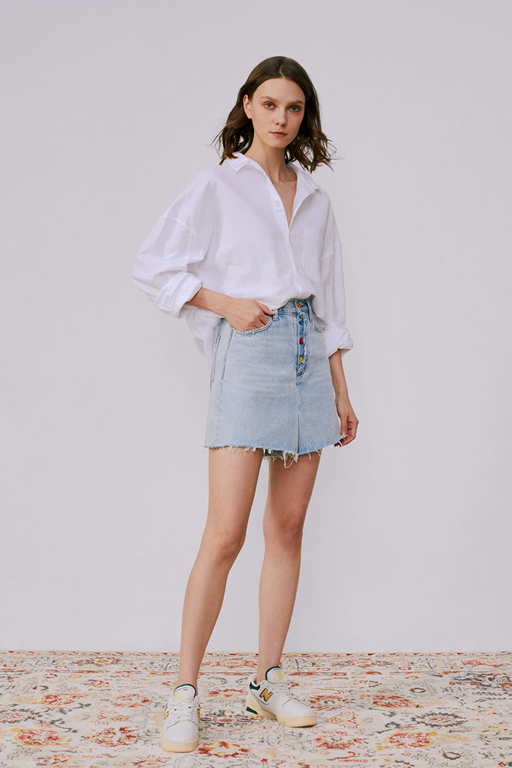 Hey Joanie Rainbow Pleat Skort