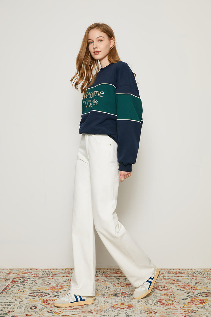 Hey Joanie Coney Island Whitefish High Rise Wide Jeans