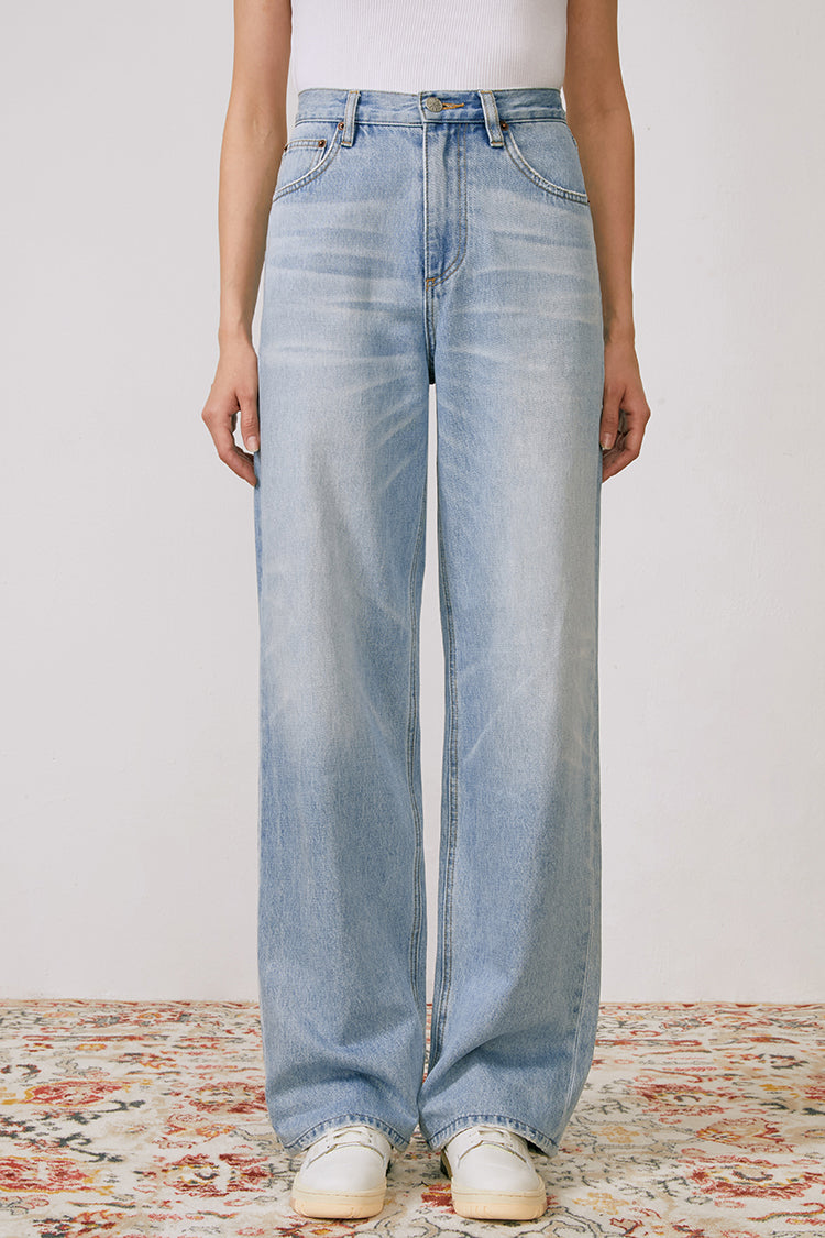 Hey Joanie Coney Island Whitefish High Rise Wide Jeans
