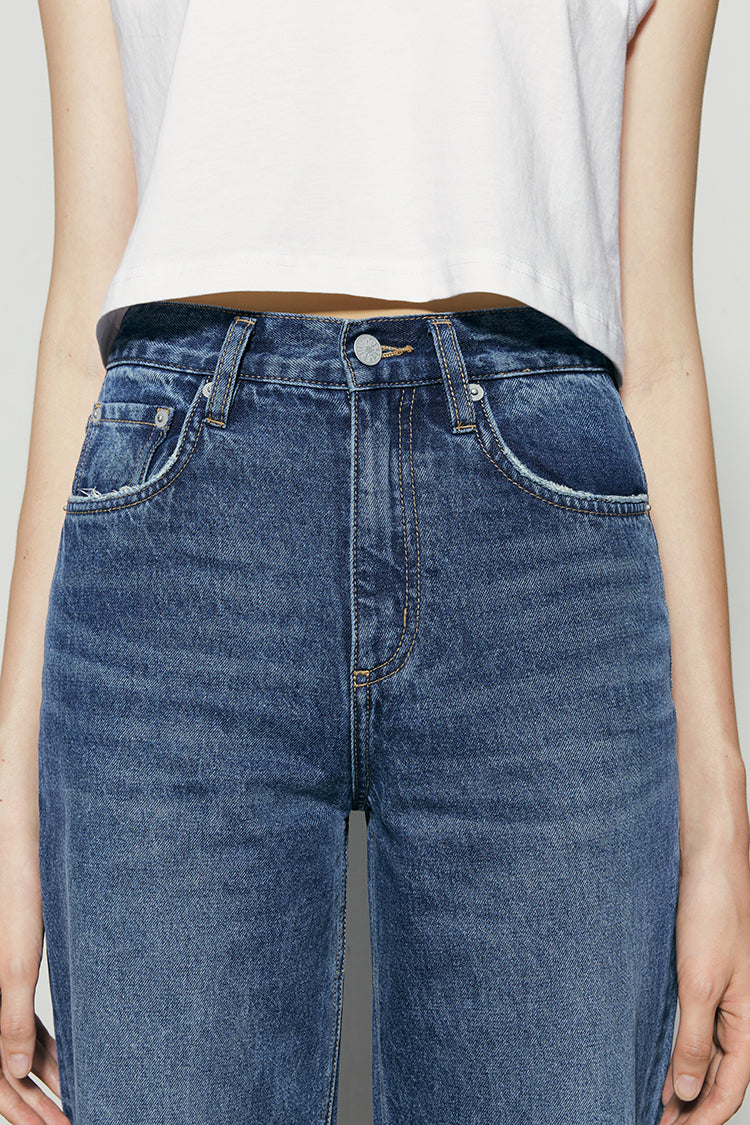 Hey Joanie Coney Island Whitefish High Rise Wide Jeans