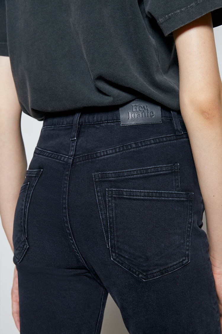Hey Joanie Two Shots High Rise Straight Crop Jeans